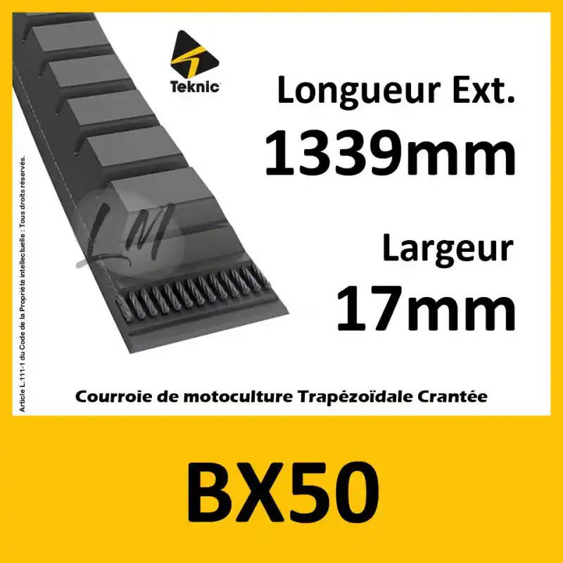 Achetez Aujourd&rsquo;hui Courroie BX50 – Teknic