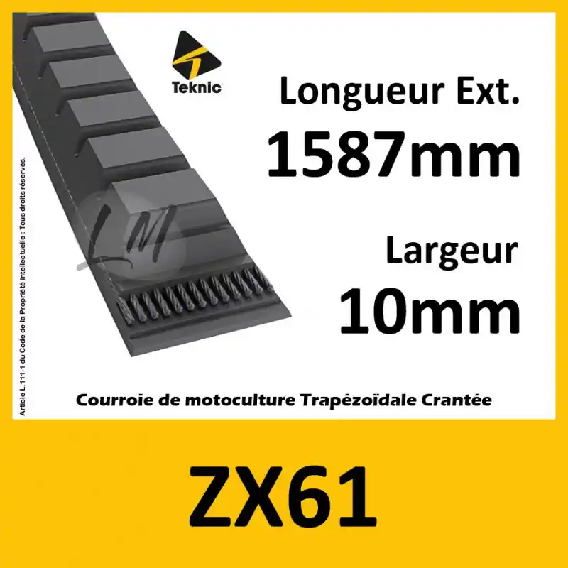 Super Prix Courroie ZX61 – Teknic