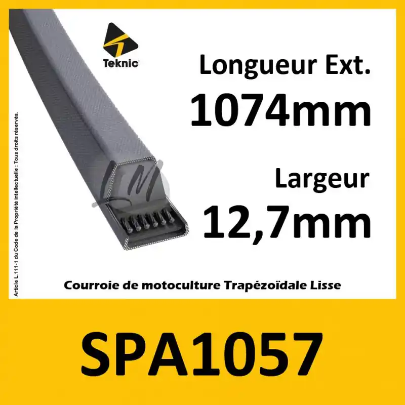 Acheter Direct Courroie SPA1057 – Teknic