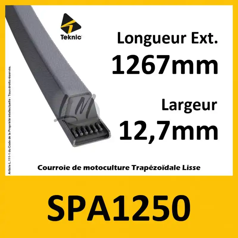 Affaire À Saisir Courroie SPA1250 – Teknic