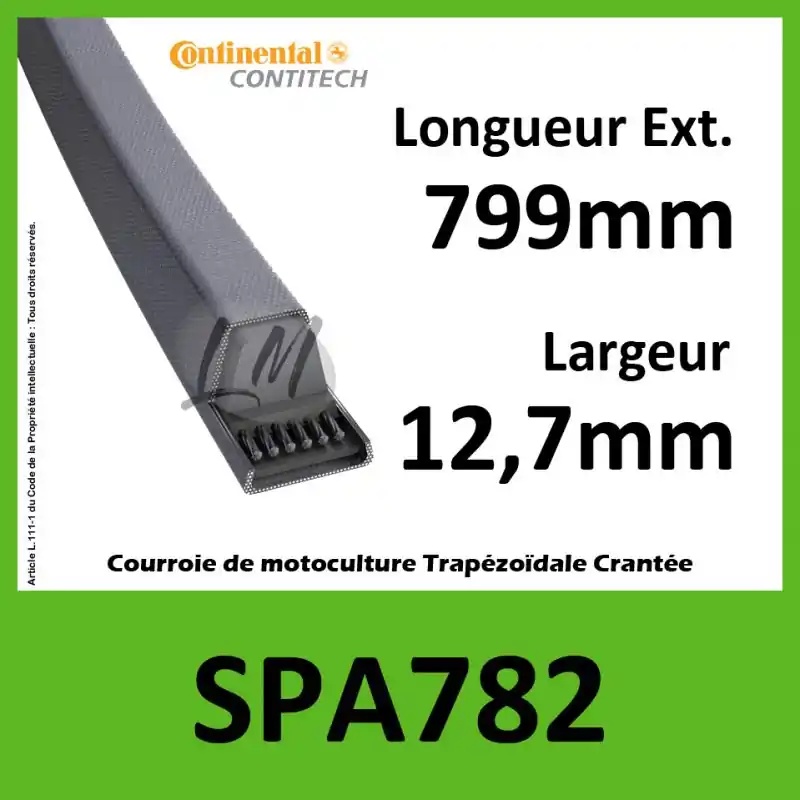 Achat Immédiat Courroie SPA782 – Continental