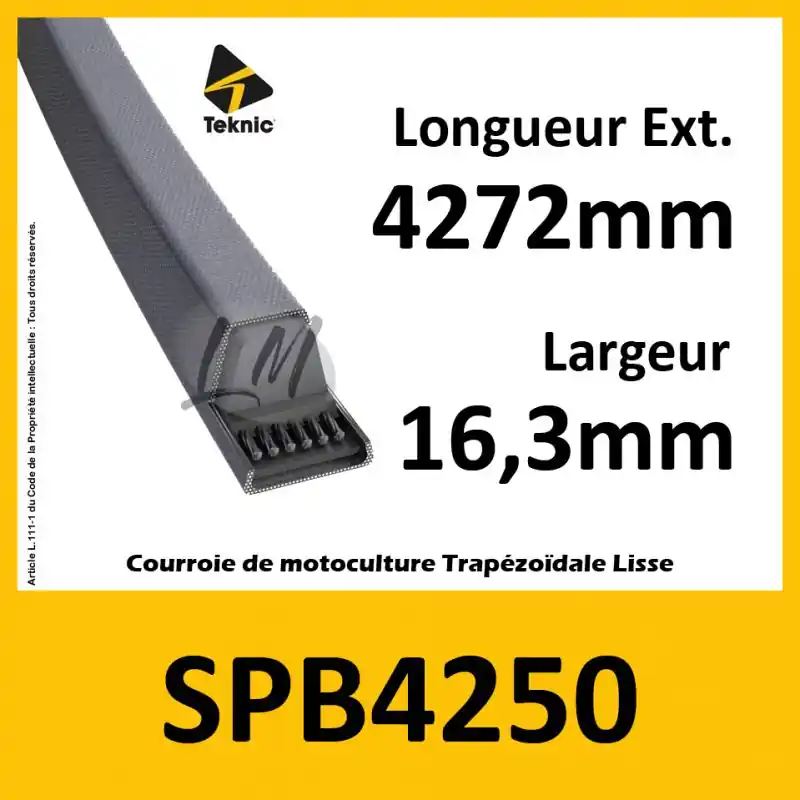 Bon Marché Courroie SPB4250 – Teknic