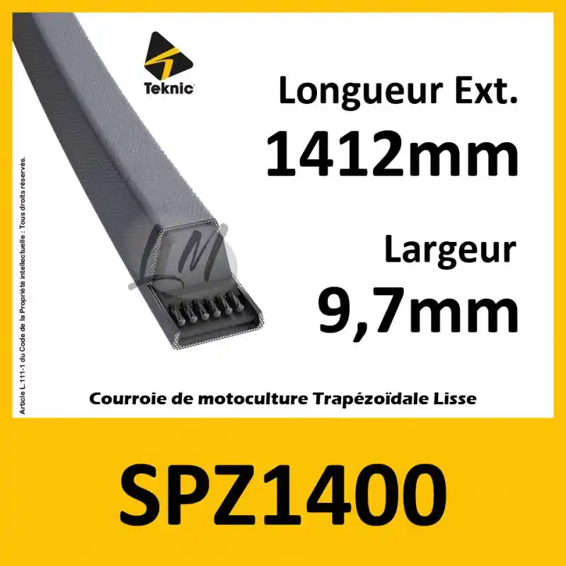 Acheter Direct Courroie SPZ1400 – Teknic