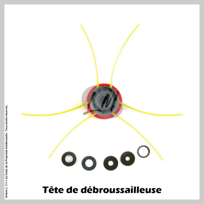 Tête débroussailleuse 6 fils multi-fils araignée nylon/nylon Super Prix