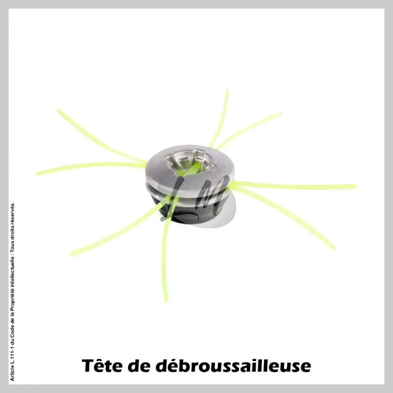 Tête débroussailleuse 8 fils multi-fils araignée alu/alu Bon Marché