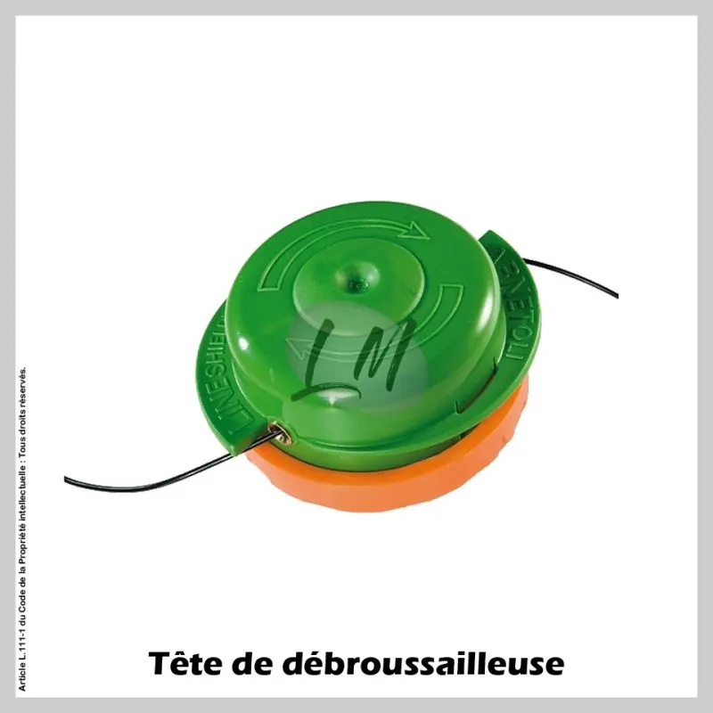 Certifié Tête débroussailleuse 2 fils 596F ONE TAP-N-GO M10x1,25 F