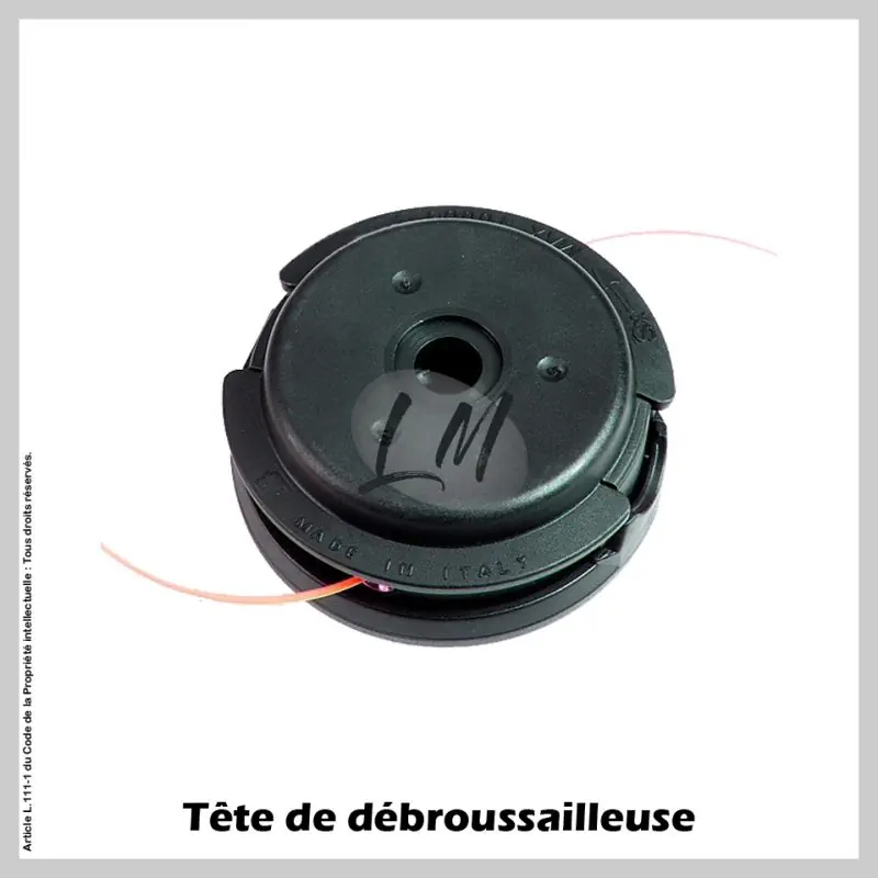 Tête débroussailleuse TECOMEC Easy Load Ø109mm Vente Directe