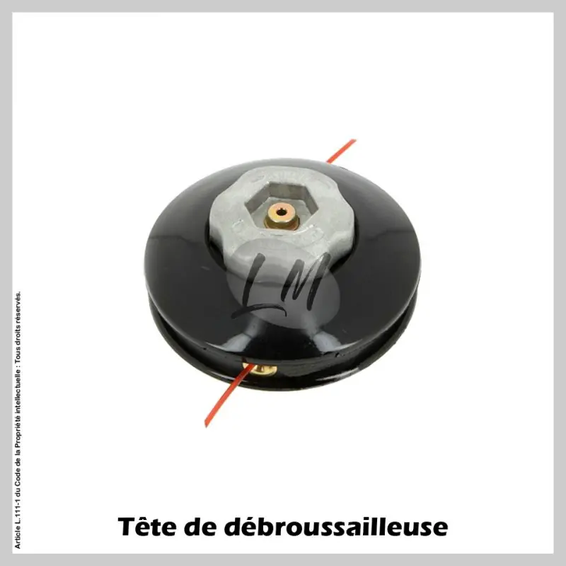 Offre Exclusive Tête débroussailleuse 2 fils écrou alu Ø125 M12x1,5 FG