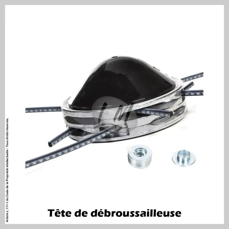 Têtes débroussailleuse 4 fils OREGON Jet-Fit aluminium Ø106 Expédié Aujourd&rsquo;hui