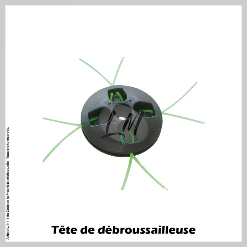 Tête débroussailleuse 8 fils TECOMEC résine Ø135 Offre Du Jour