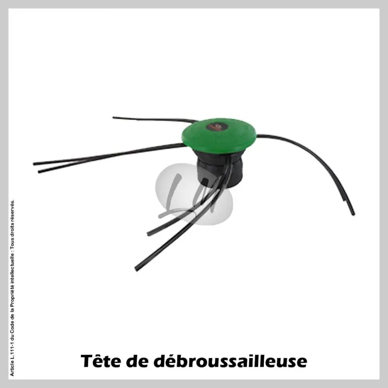 Tête débroussailleuse 8 fils pour GGP/CASTELGARDEN résine Ø55 Authentique