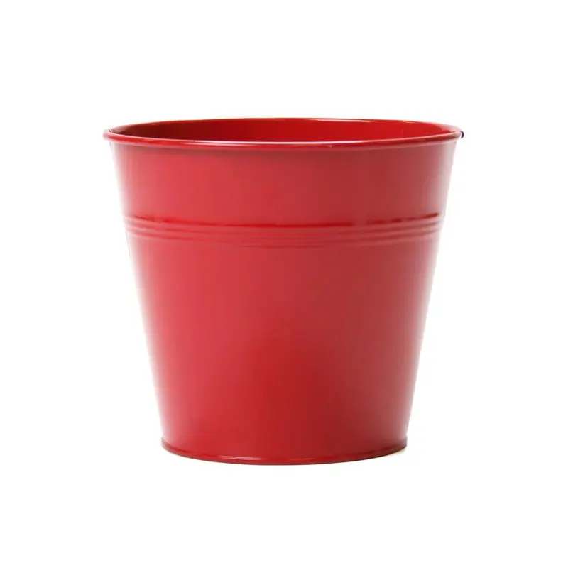 Cache pot d7.5 h6.5 cm metal rouge mat cyrielle Marque