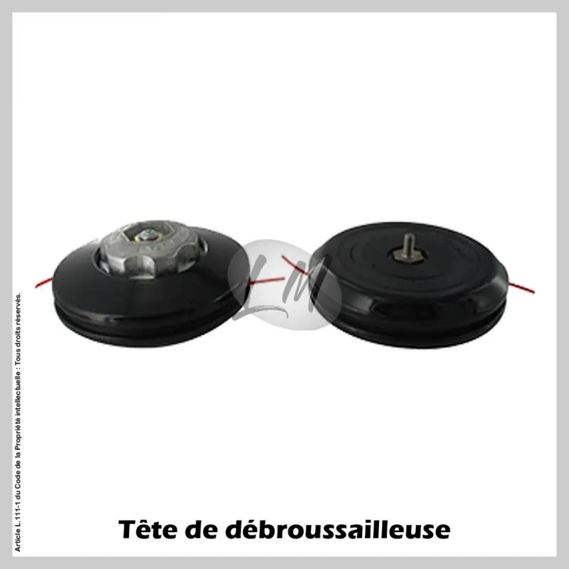 Tête débroussailleuse 2 fils Ø125 M6x1 MG Satisfait Ou Remboursé
