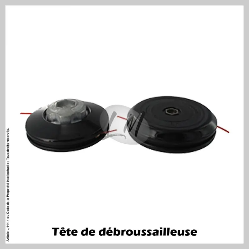 Tête débroussailleuse 2 fils Ø125 M10x1,50 FG Expédition Rapide