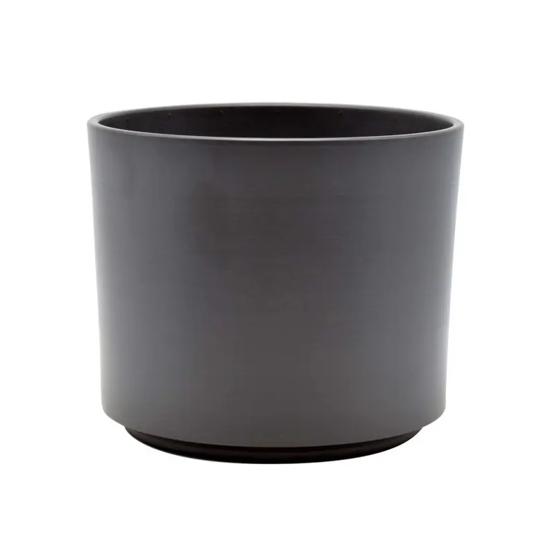 /Cache-pot d23 h19.5cm ceramique mat noir gulia Promotion