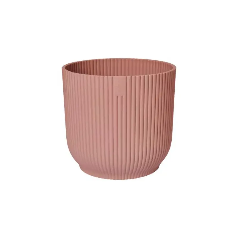 Promotion Saisonnière Vibes Fold Rond 14 cm Rose Poudre – Pot Élégant Écologique Elho