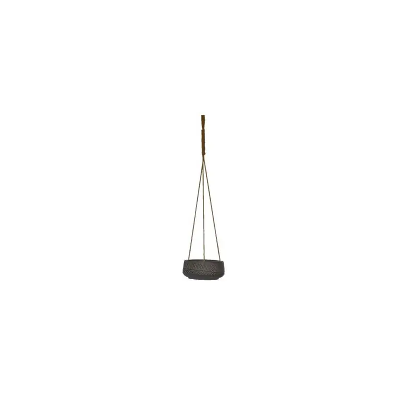 Suspension folium noir antique fibre 24 Offre Spéciale