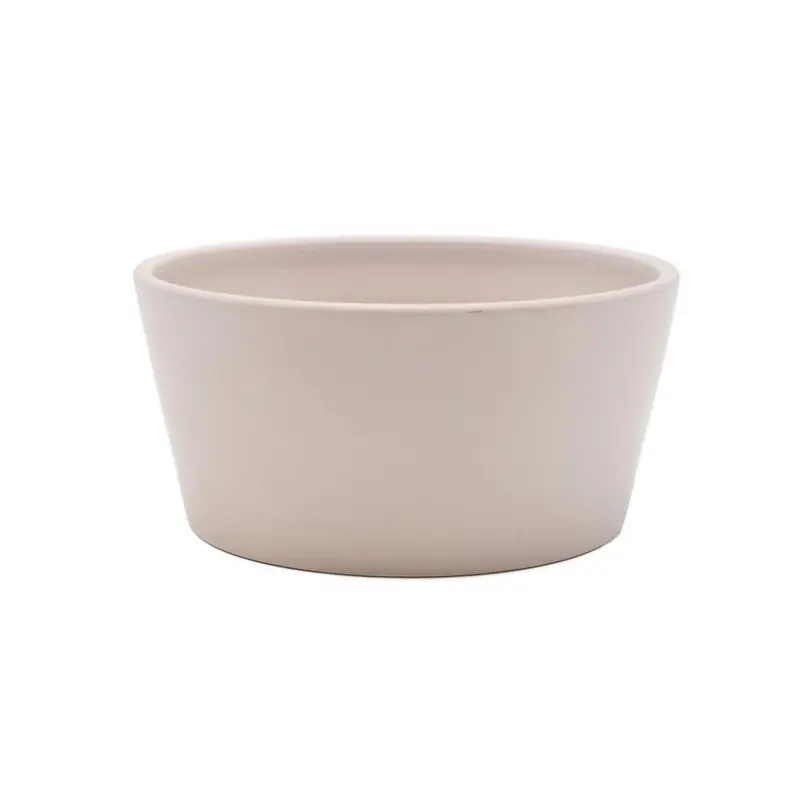 Coupe dana d28 h13cm ceramique mat taupe Commande En Gros