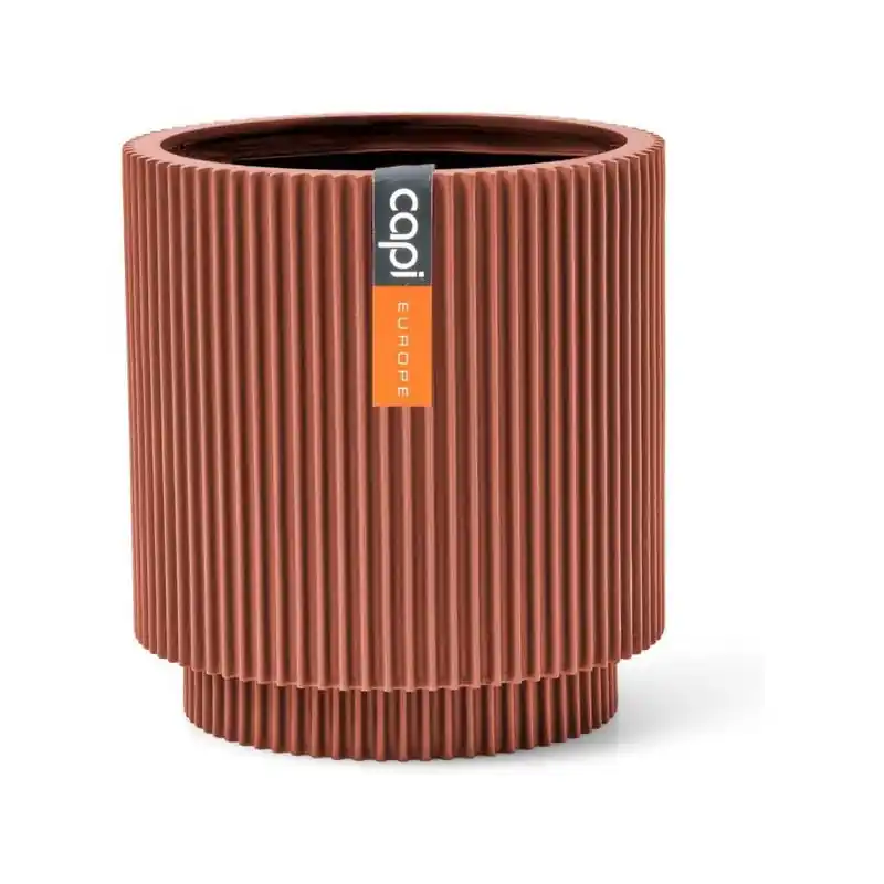 Produit De Marque /pot cylindre Groove 23×25 rouge