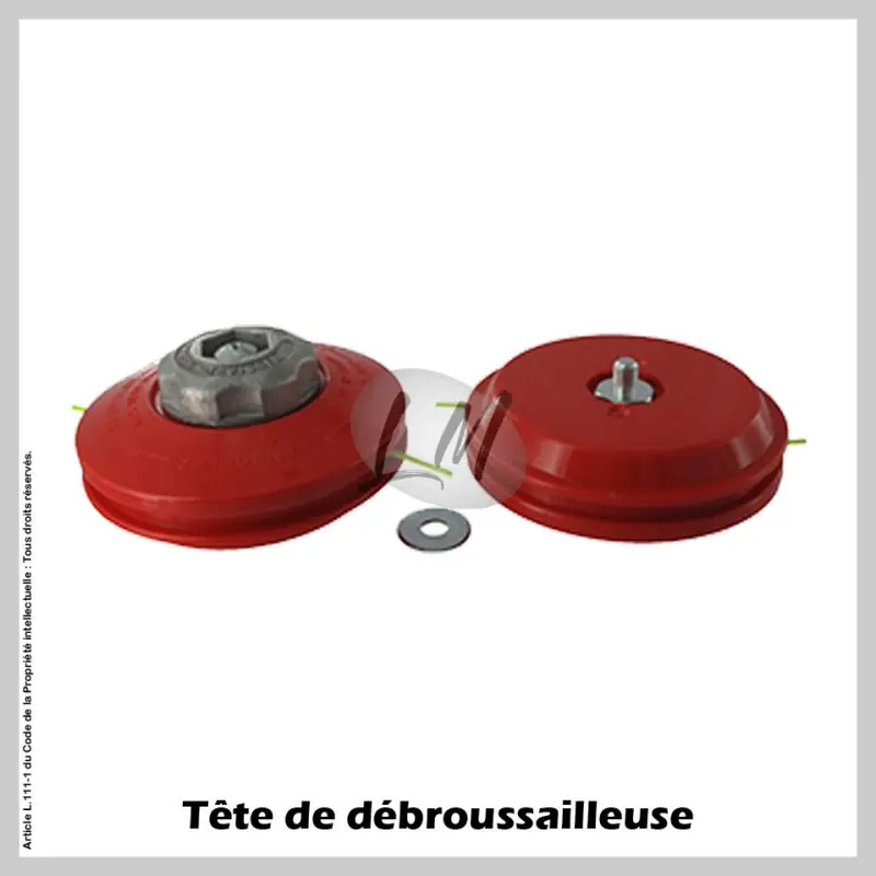 Tête débroussailleuse 2 fils TECOMEC Ø125 M10x1,25 MG Meilleure Vente