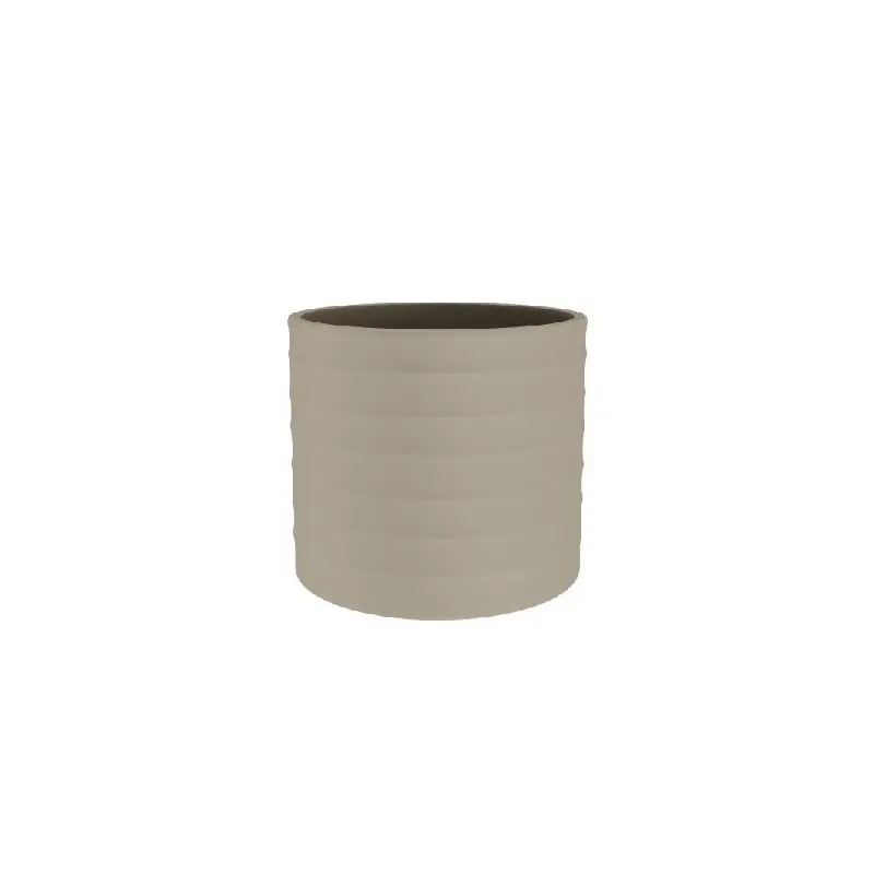 Quantité Limitée Cache-Pot Chloe Horizontal 26 cm Beige – Élégance Naturelle pour Votre Intérieur