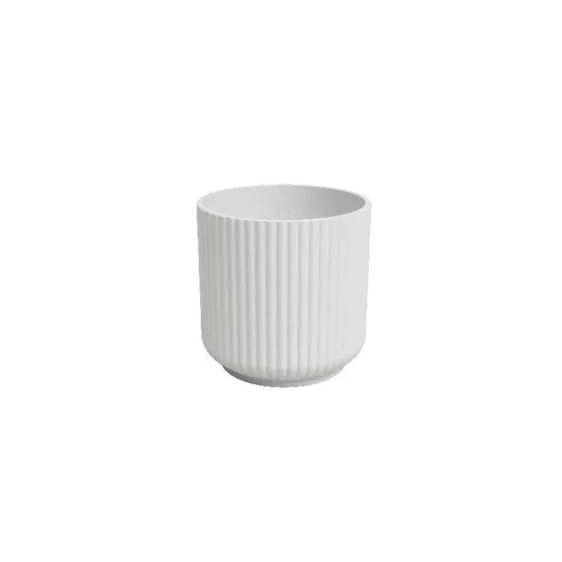 Cache-pot Luna 19cm Blanc – Élégance et Simplicité pour vos Plantes d‘Intérieur Offre Spéciale