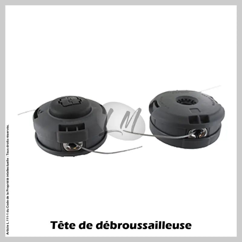 Prix Choc Tête débroussailleuse 2 fils TECOMEC TAP-N-GO Ø102 – Batterie Li-ion