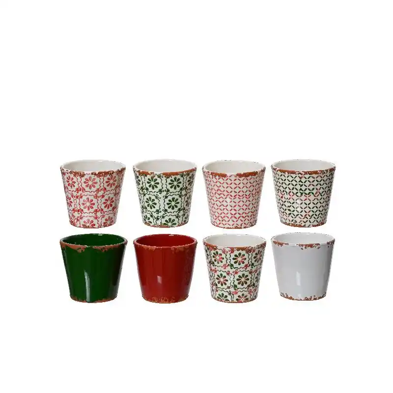 Réduction Cache-pot en terre cuite dia14 h12.8cm 8coloris