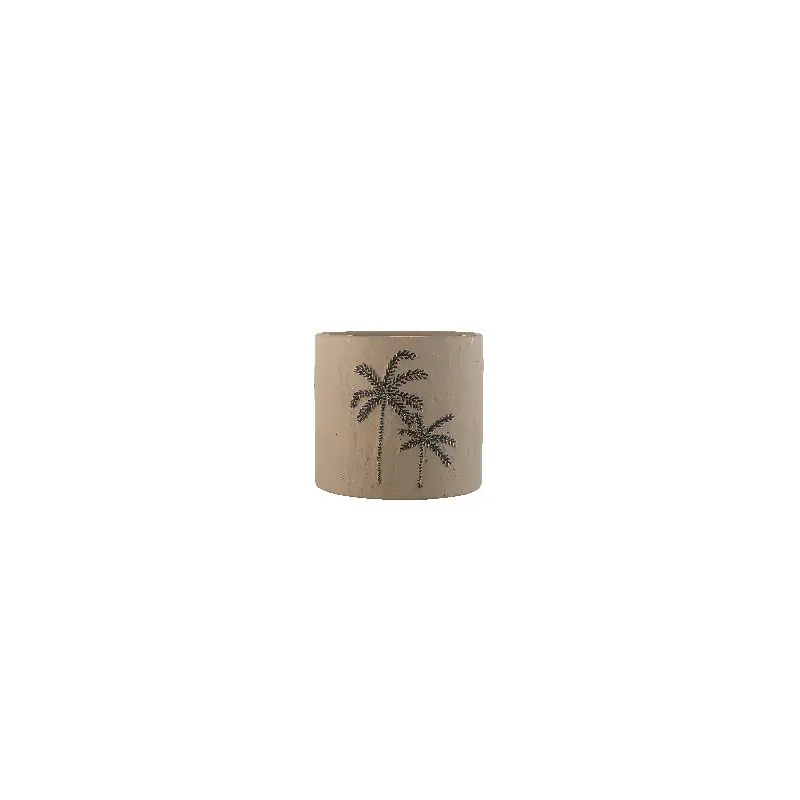 Cache-pot d16.5 h15cm ceramique sable palmitas Petit Prix