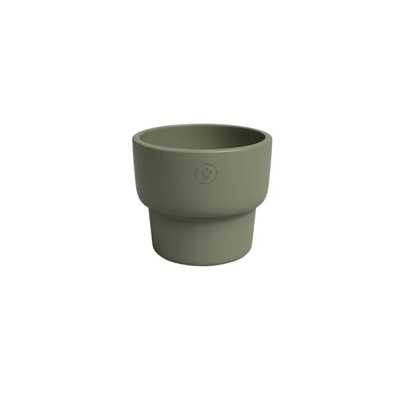 Prix Cassé Cache-pot Écho Haut 17 cm Vert Olive – Élégance Naturelle pour vos Plantes