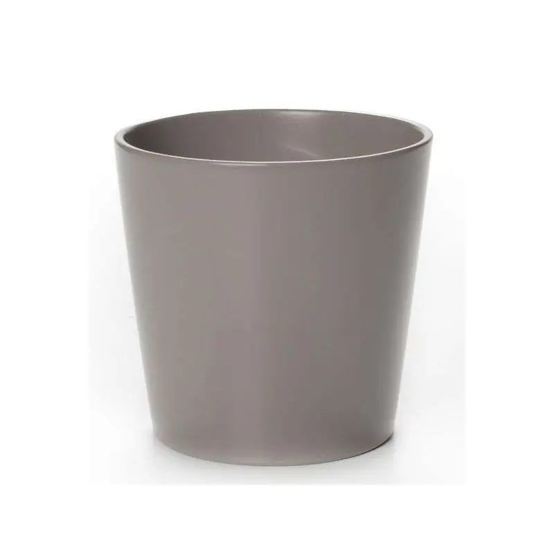 Commander Maintenant /Cache pot d10 h9 cm ceramique gris clair alysse