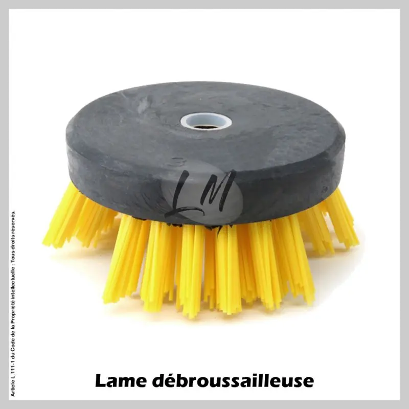 Brosse de désherbage Ø160 mm Al 20 et 25,4 mm Must-Have