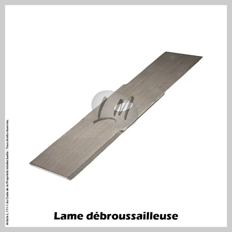 Lame débroussailleuse droite Ø280 mm Al 25,4 mm Remise