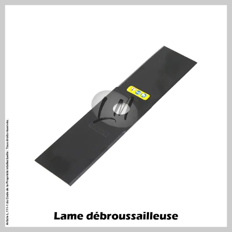 Lame débroussailleuse droite Ø300 mm Al 25,4 mm Meilleure Vente