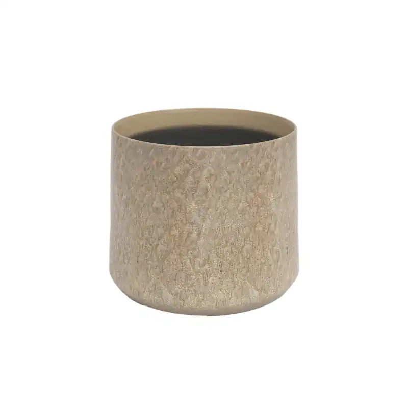 Commander Maintenant Cache-pot Saturn 24 cm en Béton Beige – Élégance et Modernité pour vos Plantes d‘Intérieur