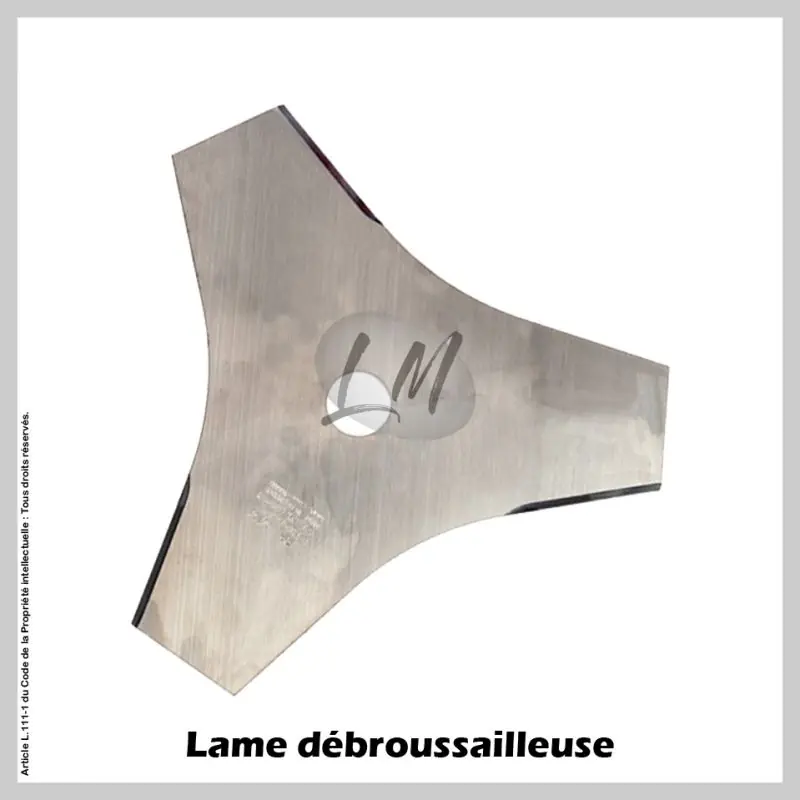 Lame débroussailleuse 3 dents Ø250 mm Al 25,4 mm Offre Spéciale