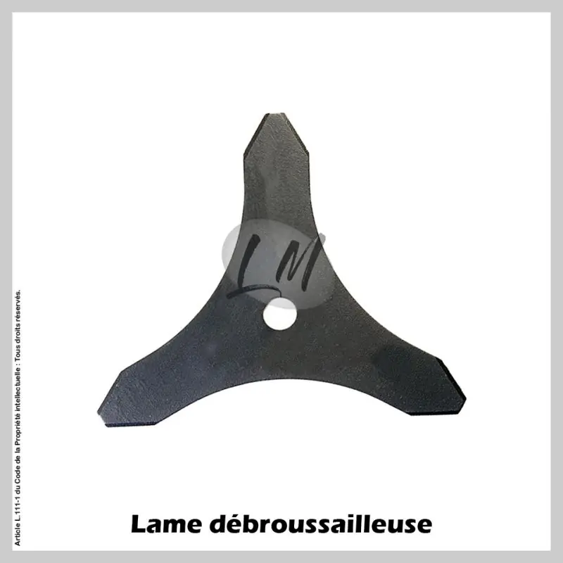 Lame débroussailleuse 3 dents Ø255 mm Al 20 mm Acheter En Ligne