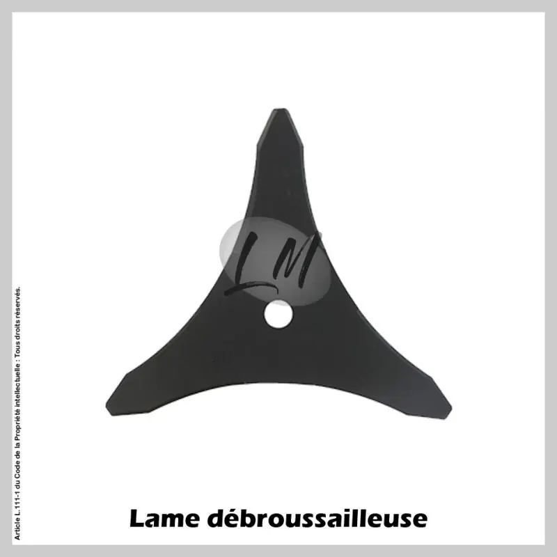 Expédition Rapide Lame débroussailleuse 3 dents Ø300 mm Al 20 mm