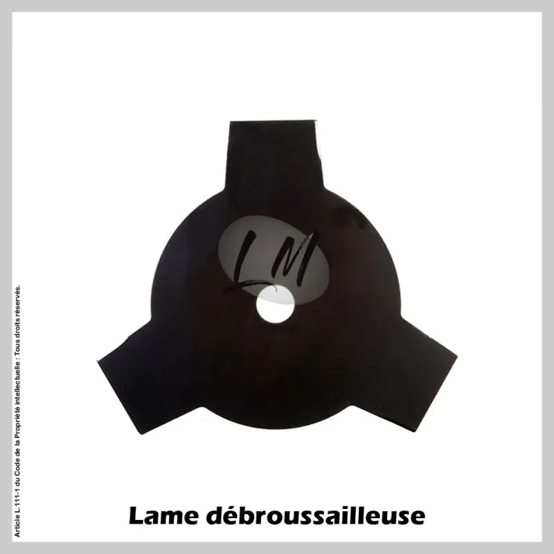 Lame débroussailleuse 3 dents Ø255 mm Al 25,4 mm Promotion