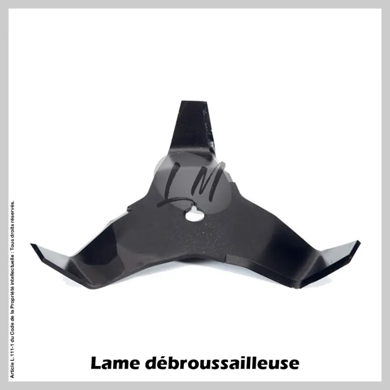 Lame débroussailleuse 3 dents Ø300 mm Al 20 mm Meilleure Vente