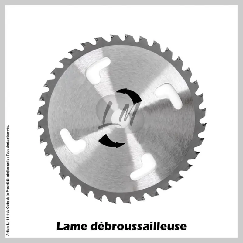 Expédition Rapide Lame débroussailleuse 36 dents Ø230 mm Al 20 et 25.4 mm