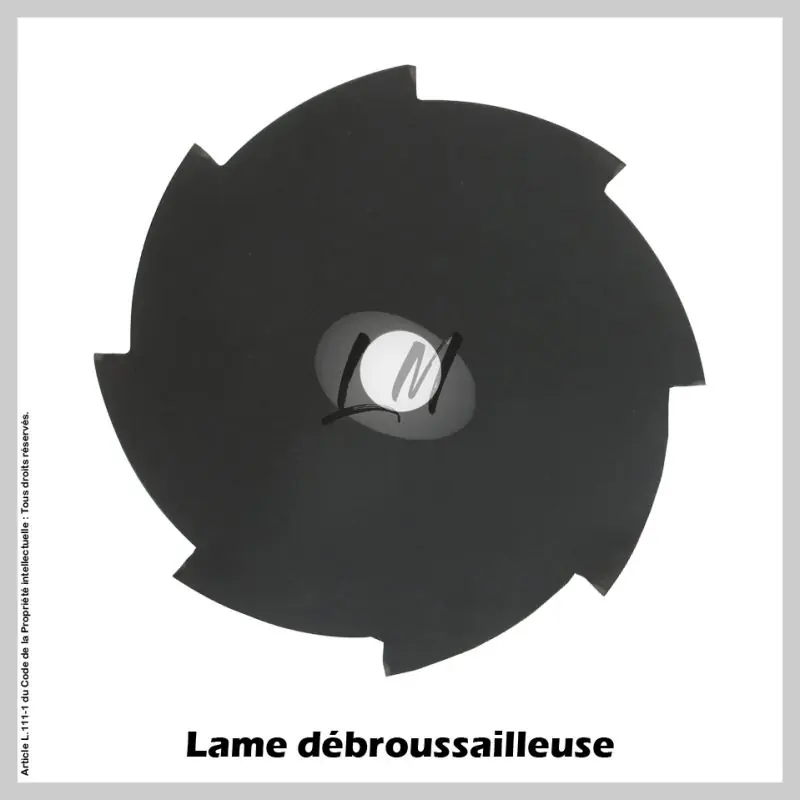 Bon Plan Lame débroussailleuse 8 dents Ø255 mm Al 25,4 mm