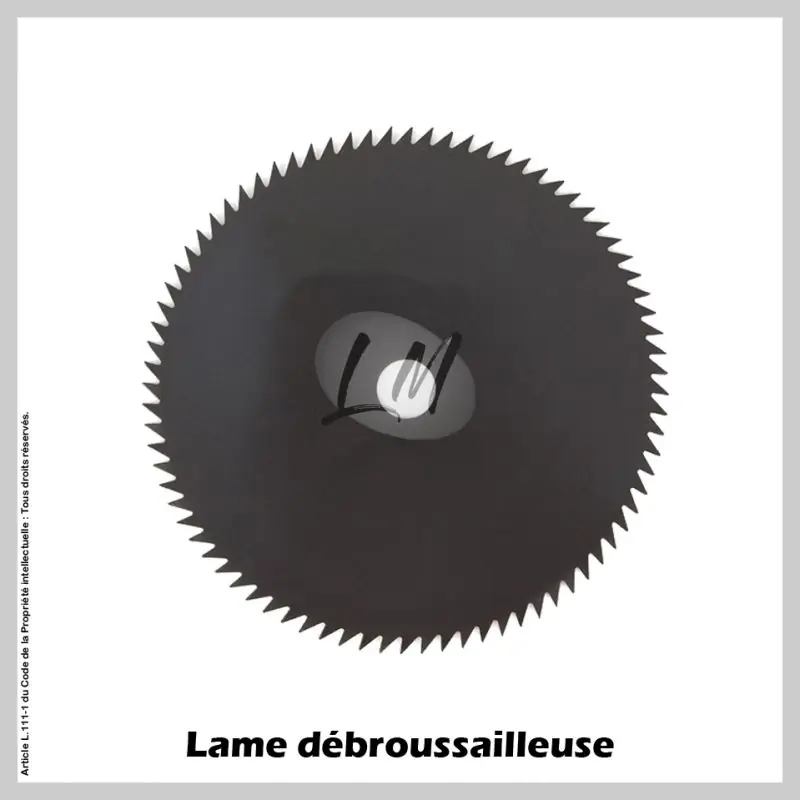 Promotion Lame débroussailleuse 80 dents Ø230 mm Al 25,4 mm