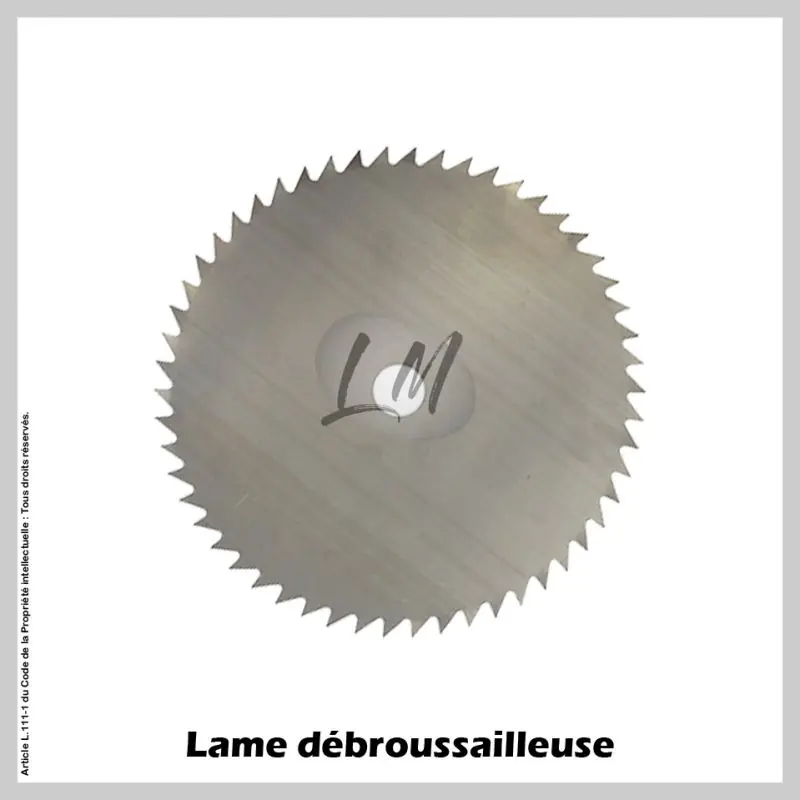 Lame débroussailleuse 80 dents Ø255 mm Al 25,4 mm Pas Cher
