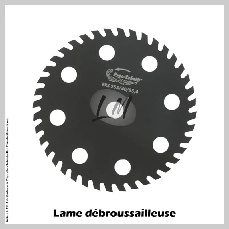 Commander Maintenant Lame débroussailleuse Ergo-Schnitt 40 dents Ø255 mm Al25,4 mm