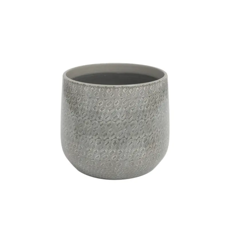 Super Prix Cache-pot Olympus 19 en gris – Élégance moderne pour vos plantes d‘intérieur