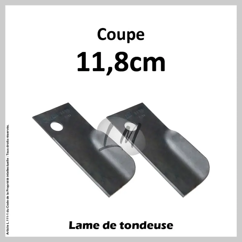 Certifié Jeu de 2 couteaux tondeuse HOMELITE