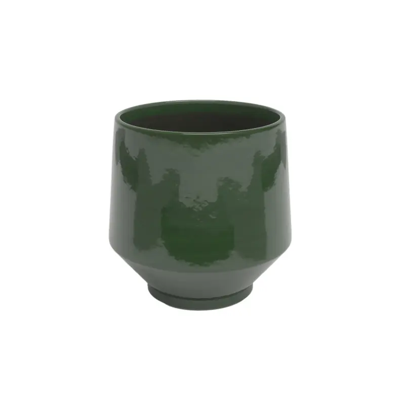 Cache-pot Maia Émeraude 14 cm – Élégance et Style pour vos Plantes d‘Intérieur Expédié Aujourd&rsquo;hui