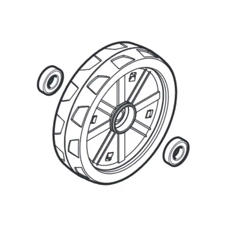 Roue avant tondeuse à gazon Alpina 381007483/2 Dernière Chance