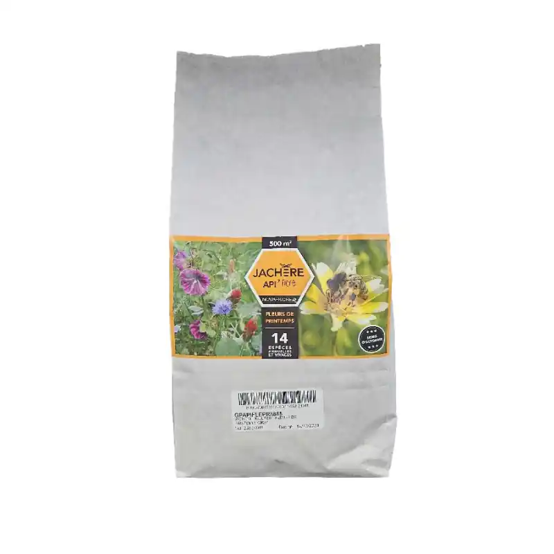 Jachère Mellifère Printemps 500m² – Semences Florales pour Pollinisateurs Vente Flash